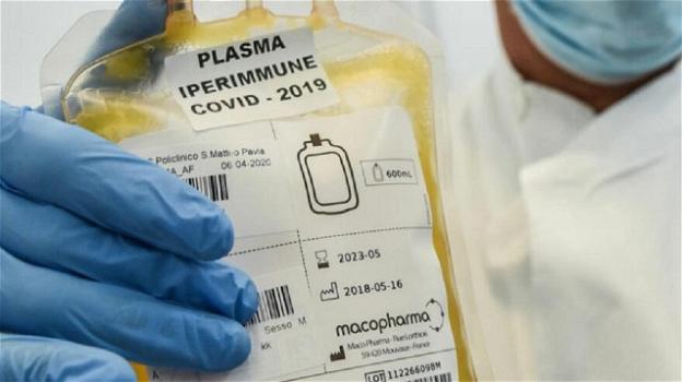 Il plasma iperimmune riduce del 65% la mortalità negli anziani ed elimina il Covid nel 90% dei casi