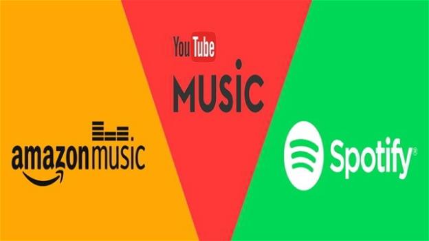 Novità per lo streaming musicale di Spotify, YouTube Music ed Amazon Music
