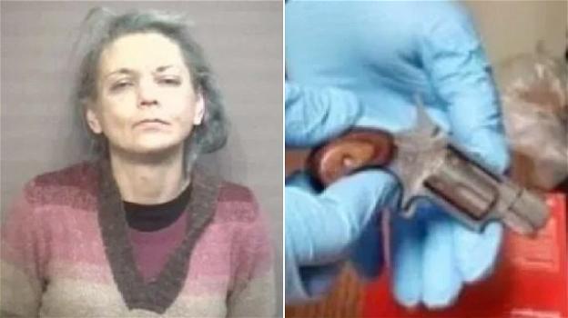 USA, donna incarcerata nasconde un revolver nella vagina