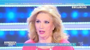 Domenica Live, Iva Zanicchi parla de