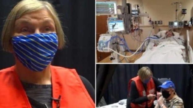 USA, infermiera in pensione si salva dal Covid e torna a lavoro da volontaria per le vaccinazioni