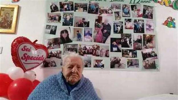 Enna, nonna Marietta ha compiuto 112 anni: è la nonna più longeva d’Italia