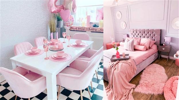 UK, con 10mila sterline trasforma la sua casa in un palazzo rosa