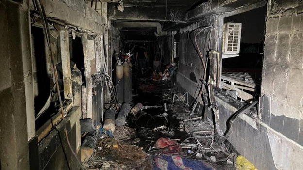 Iraq, esplode bombola d’ossigeno in ospedale Covid: 82 morti