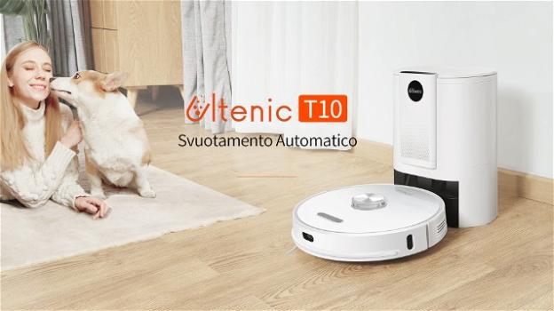Ultenic T10: debutta il nuovo robot aspirapolvere con funzione di auto-svuotamento e Alexa integrato
