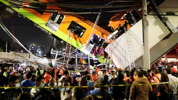 Città del Messico, crolla ponte della metropolitana: almeno 20 morti