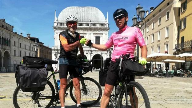Due amici lanciano la sfida: percorrere l’Italia in bicicletta da Nord a Sud