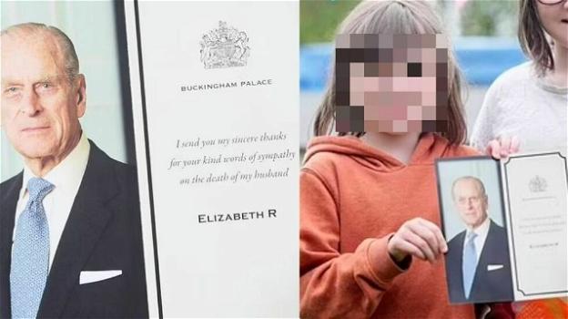 UK, bambina scrive alla Regina Elisabetta dopo la morte di Filippo e lei risponde con una cartolina