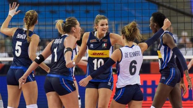 Nations League volley femminile: la Polonia batte l’Italia 3-2