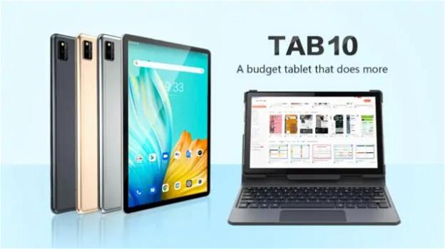 Blackview Tab 10: ecco il tablet premium con 4G, maxi batteria e Android 11