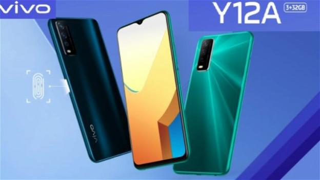 Vivo Y12A: annunciato l’entry level con maxi batteria a carica inversa e Android 11