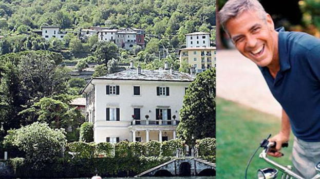 George Clooney in Italia, le prime foto sul Lago di Como