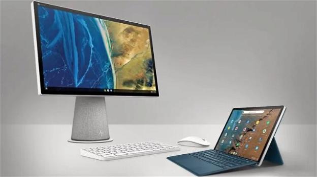 Da HP un tablet convertibile e un computer all-in-one a base Chrome OS