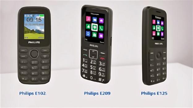 Philips all’assalto dei feature phone con un terzetto di device