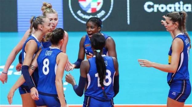 Volley femminile, Europei: l’Italia vince 3-0 contro la Bielorussia