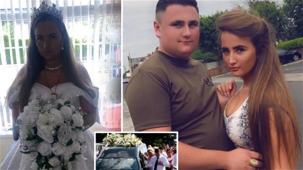 UK: muore in un incidente alla vigilia delle nozze, la fidanzata indossa l’abito da sposa al funerale
