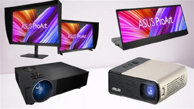 Asus presenta diversi display, monitor portable ed anche proiettori