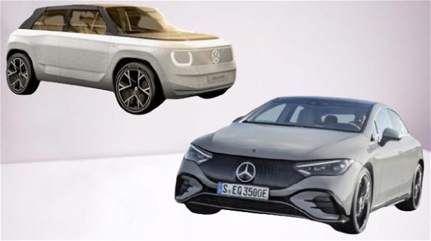 A IAA 2021 le ecologiche tedesche Volkswagen ID.Life e Mercedes-AMG EQS 53 4MATIC+