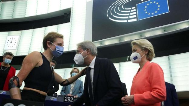 Bebe Vio ospite d’onore al Parlamento europeo al cospetto di Ursula von der Leyen