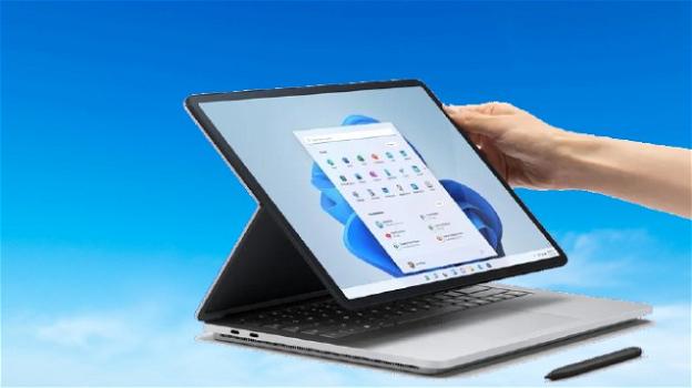 Microsoft presenta il notebook Surface Laptop Studio con display scorrevole