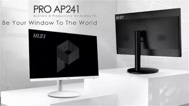 MSI Pro AP241: ufficiale il computer all-in-one con Windows 10 Pro