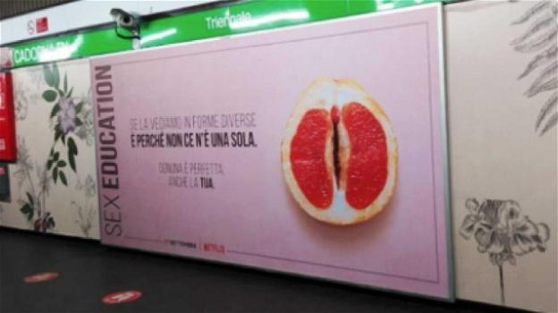 Milano, scandalo per la nuova campagna pubblicitaria di Sex Education