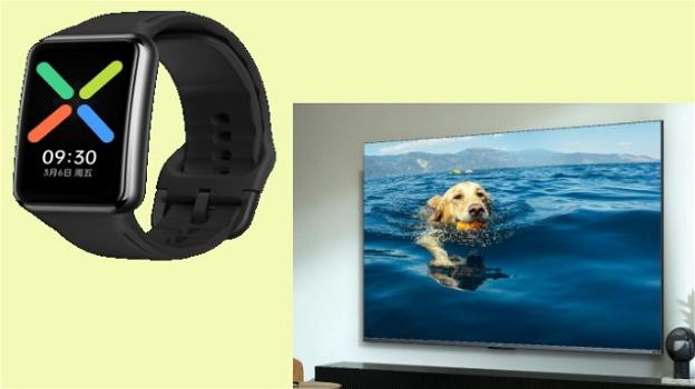 Da Oppo anche il wearable Oppo Watch Free e la Smart TV K9 da 75 pollici in 4K