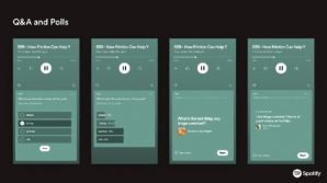 Spotify: crescita al top, strumenti interattivi nei podcast