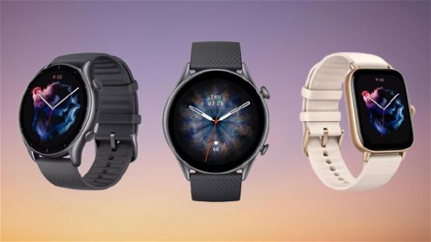 Ufficiali gli smartwatch premium Amazfit GTR 3 Pro, GTR 3, GTS 3
