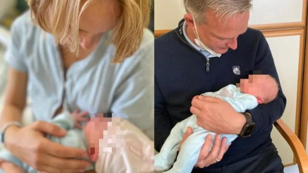 Parto in casa a Montalcino, mamma Anna: "Tre spinte e Isabelle era tra le mie braccia"
