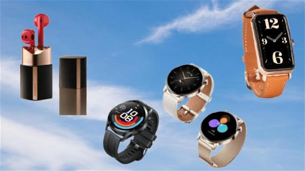 Huawei Event: ufficiali i wearable Watch GT 3, Watch Fit Mini e FreeBuds Lipstick