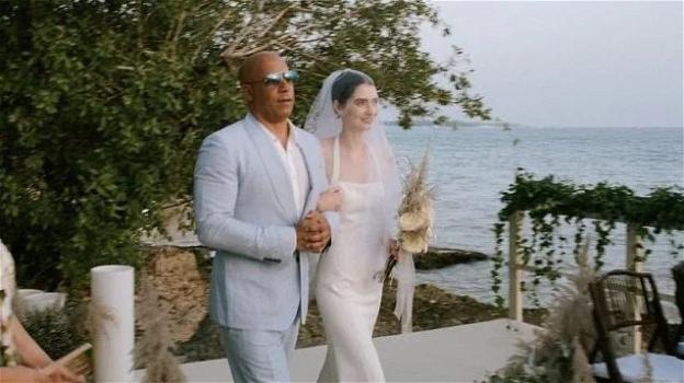 Meadow Walker sposa: Vin Diesel l’ha accompagnata all’altare