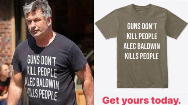 USA, il figlio di Donald Trump vende t-shirt con la scritta: "Le armi non uccidono, Baldwin uccide"
