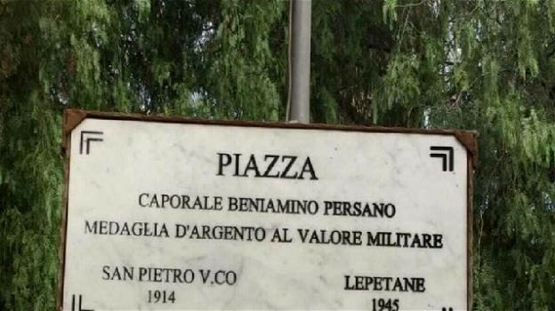 Brindisi, vandali distruggono la targa commemorativa di un patriota