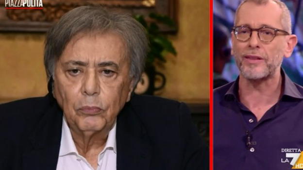 Piazzapulita, Carlo Freccero: "Discuteremo sulle bare di Bergamo, uscirà tutto. E Formigli s’infuria