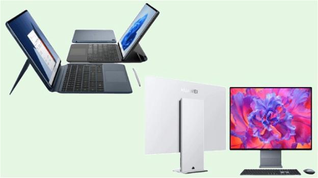 Huawei presenta il notebook ibrido MateBook X 2021 e l’all-in-one MateStation X