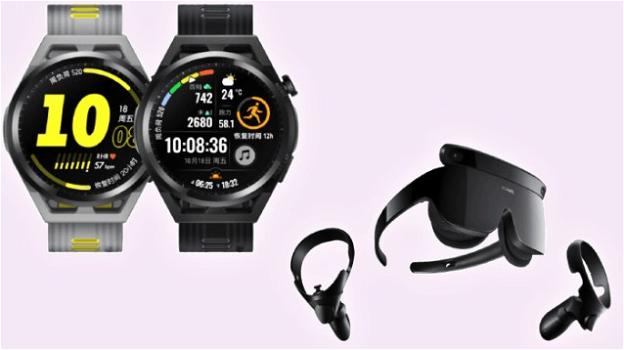 Huawei presenta il visore VR Glass 6DoF e lo smartwatch Watch GT Runner