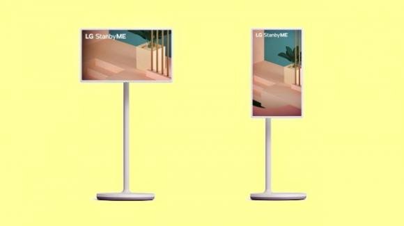 CES 2022: LG anticipa l’elegante smart TV trasportabile LG StanbyME