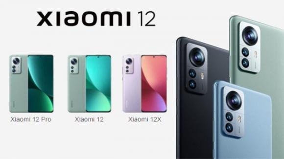 Xiaomi 12, 12 Pro e 12X: ufficiale la nuova gamma di smartphone 5G premium