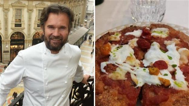 Milano, polemica per la pizza di Carlo Cracco che costa 22 euro