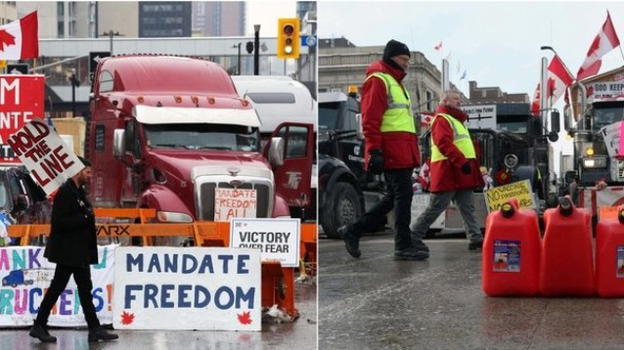 Canada, proteste camionisti anti Covid: Governo minaccia di bloccare i conti correnti