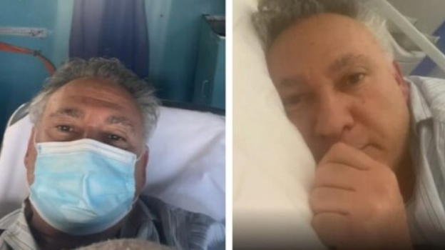 Francesco Paolantoni in ospedale per una frattura a tibia, perone e malleolo