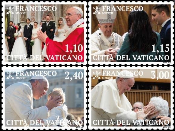 I primi francobolli 2022 dal Vaticano arriveranno il prossimo 22 febbraio