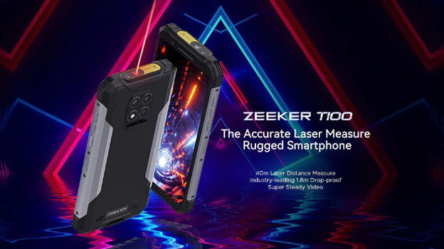 Zeeker T100: presto le promo primaverili per il rugged phone con telemetro a infrarossi