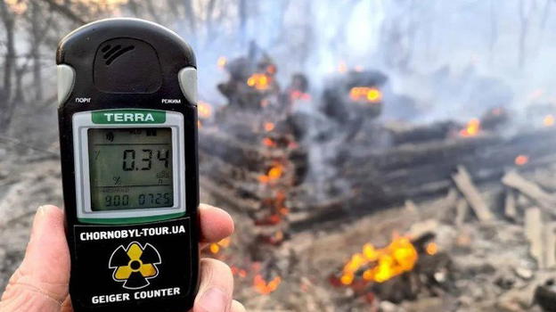 Ucraina, paura per incendio vicino a Chernobyl