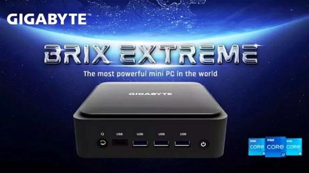 Gigabyte annuncia il prossimo arrivo del desktop compatto BRIX Extreme