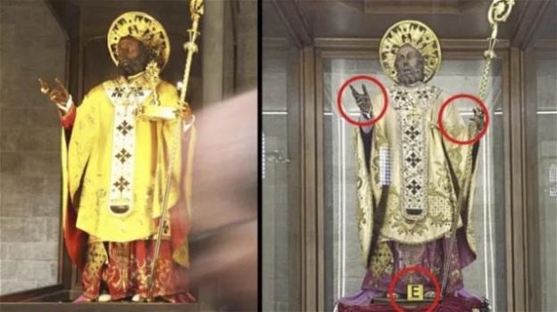 Bari, oggetti rubati dalla statua di San Nicola in Basilica: rivenduti a poco più di 1.000 euro