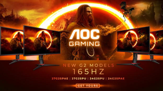 Da AOC i nuovi monitor per gaming AGON, da 24 e 27”, con 165 Hz