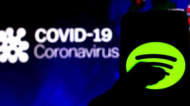 Spotify: in roll-out il banner informativo per la corretta informazione sul coronavirus