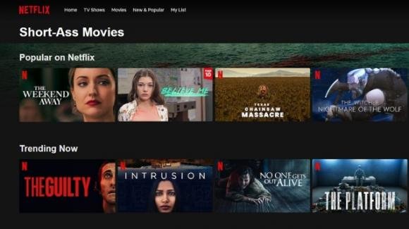 Netflix vara la sezione contro i film dalla durata troppo lunga